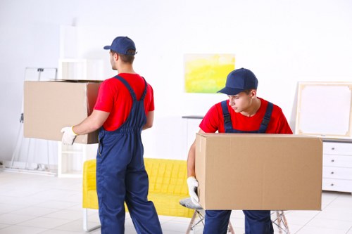 Office removals team planning a commercial move in Bromley