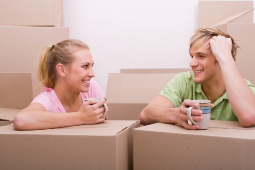 Furniture pick-up service loading bulky items in Bromley