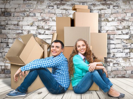 Careful loading of household items during a Bromley home removal