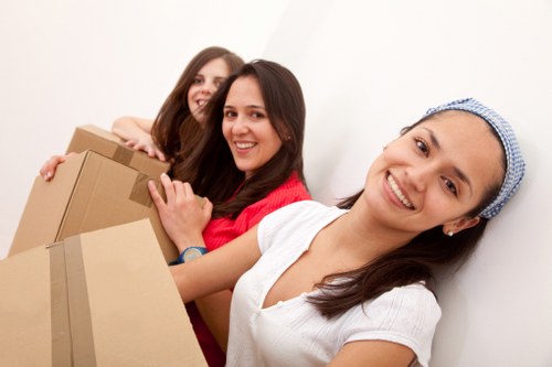 Commercial movers assisting a Bromley business relocation