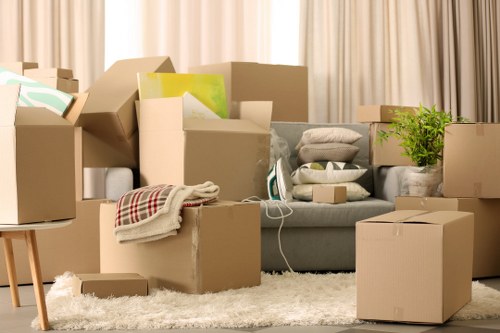 Loading furniture for a Bromley home or flat move