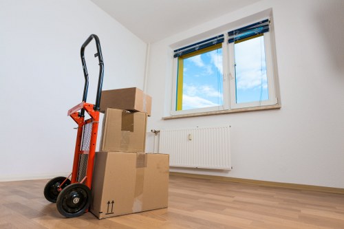 Van loading furniture for a Bromley household delivery