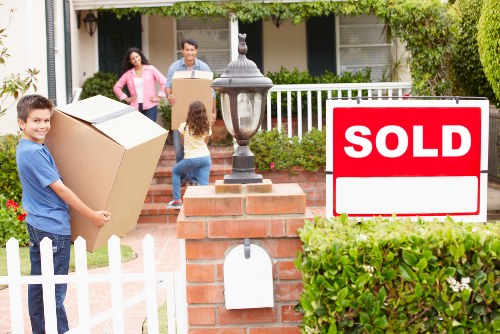 Preparing desks, chairs, and documents for an office move