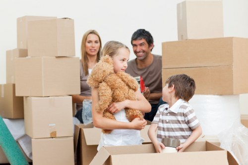 Local moving van helping with residential relocation in Bromley